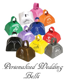 Personalized Wedding Kissing Bells